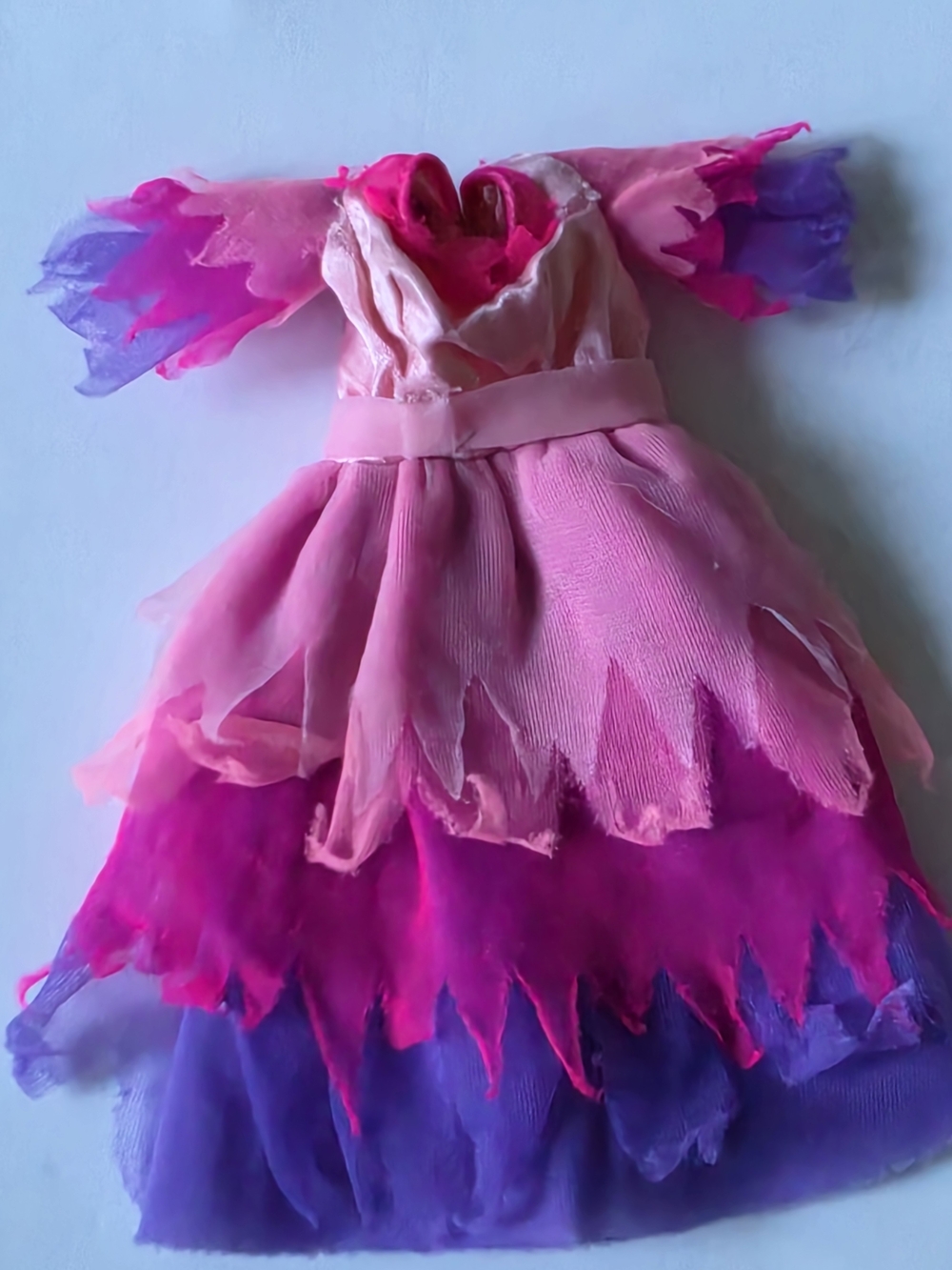 Marie Osmond Doll Dress Pink Purple Barbie Superstar Era Mattel 1976 Vintage